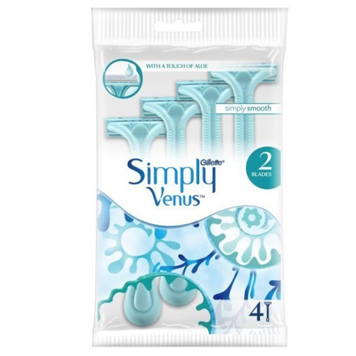 Holiaci strojček Gillette Simply Venus 2 4 ks