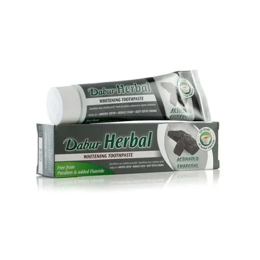 DABUR BYLINKOVÁ BIELIACA ZUBNÁ PASTA S DRAVÝM UHLÍM