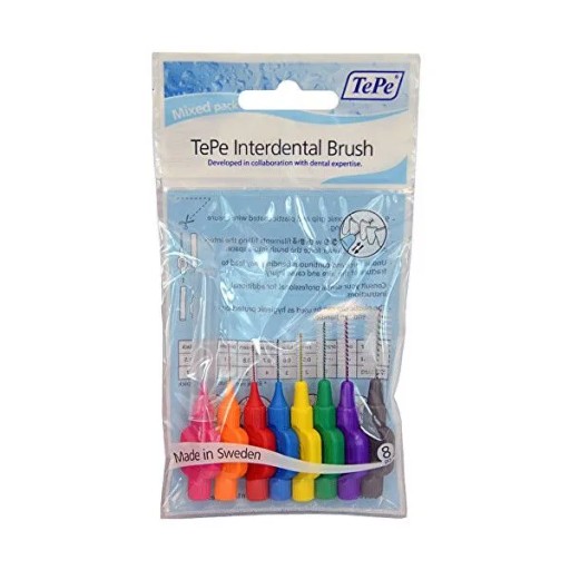 TePe Original čističe rúr SET 0,4-1,3 mm - 8 kusov