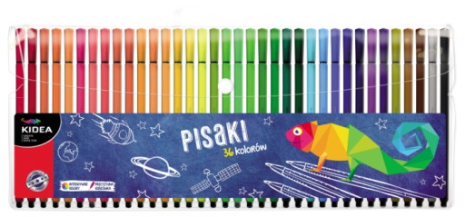 FILTRAČNÉ PERÁ V PÚZRIKU - 36 farieb + omaľovánka