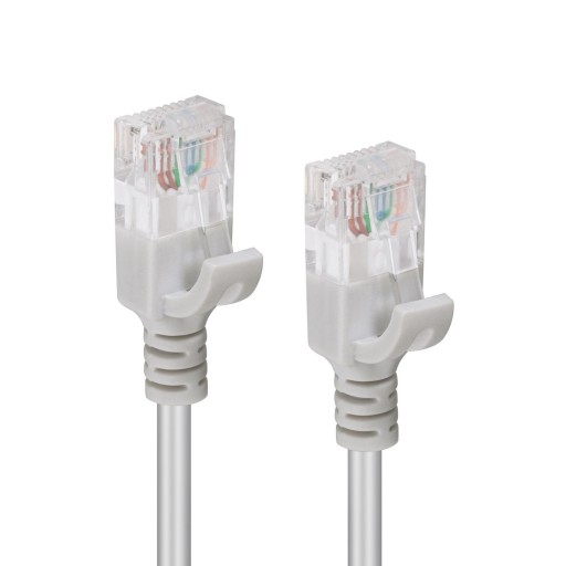 MicroConnect U/UTP CAT6A Slim 1,5M sivá