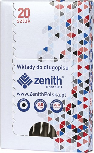 Náplň do pera Zenith, čierna