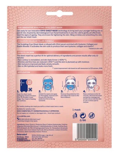 NIVEA CELLULAR EXPERT LIFT CHLADIACA A STYLINGOVÁ MASKA