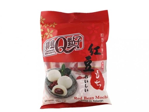 Q Značka Taiwan Dessert Red Bean Mochi 120g