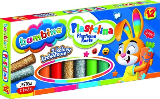 PLASTICINE 12 FAREB BAMBINO ELASTIC S CERTIFIKÁTOM