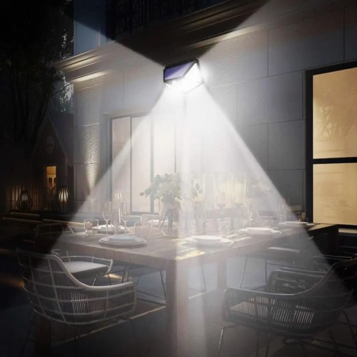 Solárna lampa s DUSK MOTION Sensor 100 LED SOLÁRNYCH ZÁHRADNÝCH LAMP