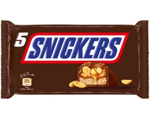 Snickers Bar Nuts Čokoládový nugát 5x50g