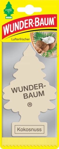 VIANOČNÝ STROMČEK KOKOSOVÁ VÔŇA / WUNDER-BAUM