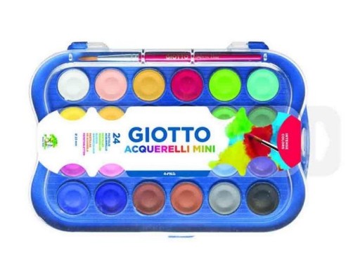 Giotto akvarelové farby 24 ks x 12 ml