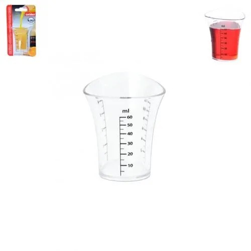 Kuchynská a barmanská mierka - sklo 60 ml Orion