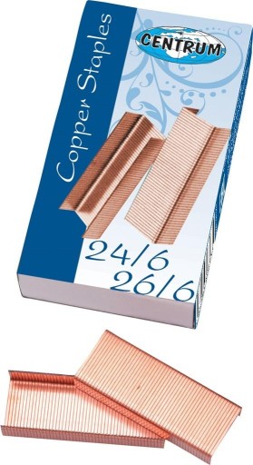 Medené sponky 24/6 1000 ks