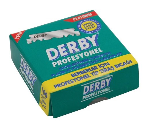 DERBY Polovice žiletiek na žiletky, 100 kusov.