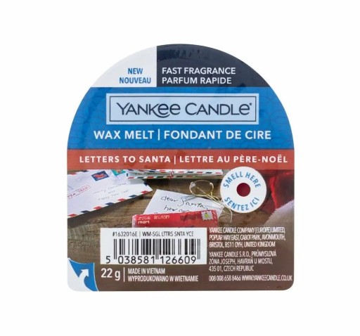 Voskové listy Yankee Candle Santovi