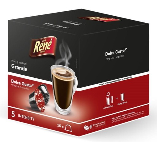 Kapsule pre DOLCE GUSTO Rene Grande 16 kusov