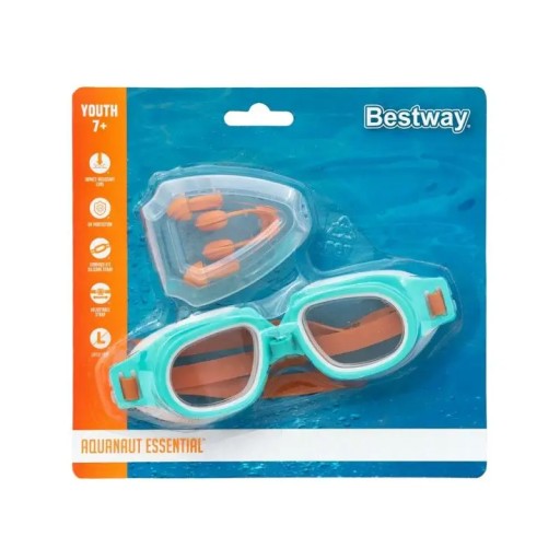 Plavecké okuliare BESTWAY Aquanaut Essential s príslušenstvom