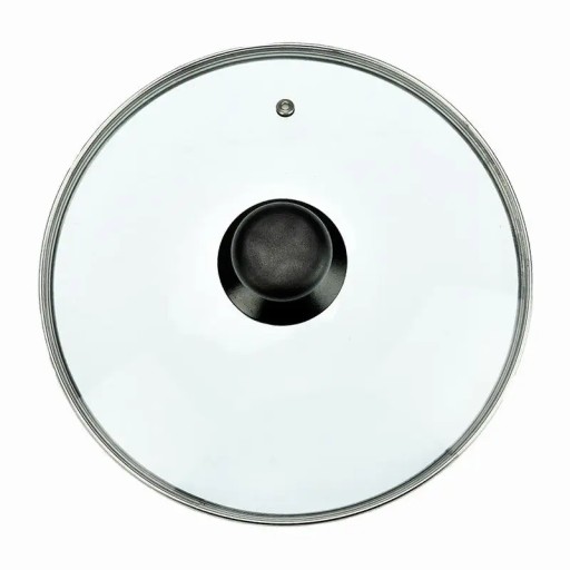 SKLENENÝ KRYT S RÚČKOU 18CM 1KS