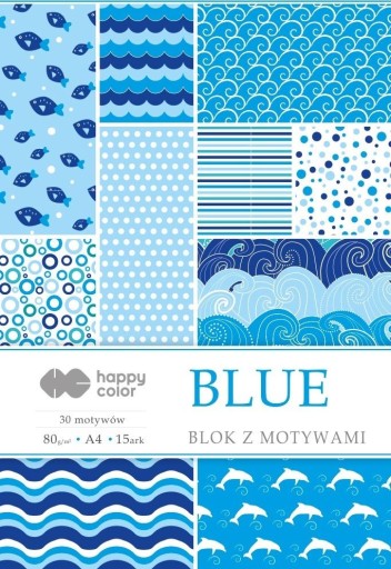 Kreatívny blok Happy Color s motívmi Blue A4