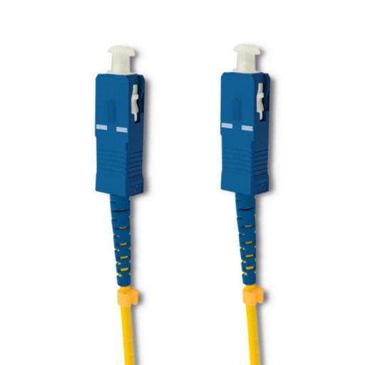Optický patch kábel Qoltec SC/UPC - SC/UPC SM 9/125 G652D Simplex 1m