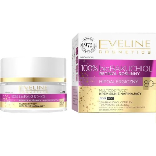 Eveline Cosmetics Bio Bakuchiol krém na tvár 80+