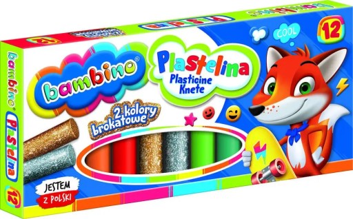 PLASTICINE 12 FAREB BAMBINO ELASTIC S CERTIFIKÁTOM