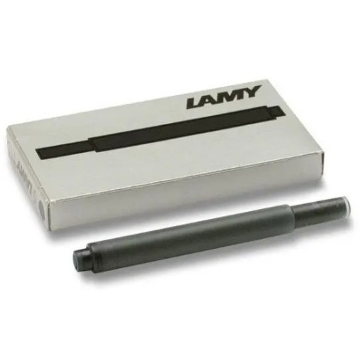 ATRAMENTOVÉ NÁPLŇKY PRE PERÁ LAMY T10, ČIERNA, 5 KS