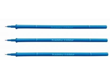 Vymazateľná náplň do pera 0,5 BLUE HAPPY COLOR 3 KS ŠTANDARD A