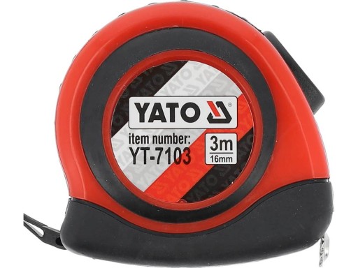 YATO ROLLING MEASURE 3MX16MM NYLON, MAGNET