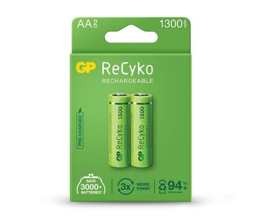 Batérie GP ReCyko 1300mAh R6 AA 2 ks.