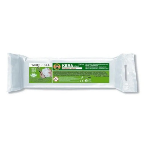 KOH-I-NOOR Samotvrdnúca hlina, svetlá - biela 130 g