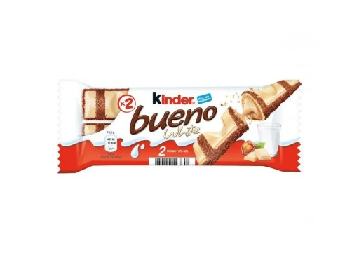 FERRERO KINDER BUENO BIELA OBLÁTKA S NÁPLŇOU 39G