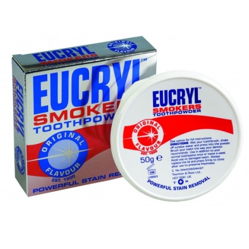 Eucryl Intenzívny prášok na bielenie zubov 50g