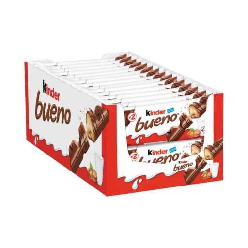Kinder Bueno mliečna a orechová tyčinka 43g x5