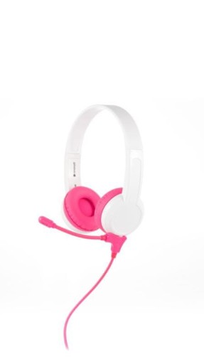 Káblové slúchadlá BuddyPhones StudyBuddy PINK