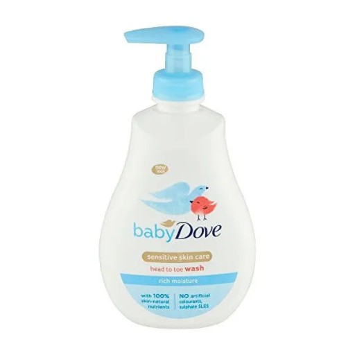 Dove Baby hydratačný telový gél pre deti Rich Moisture 400 ml