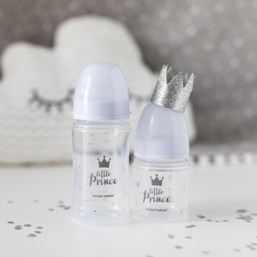 Canpol Baby antikoliková široká fľaša 240 ml PP ROYAL BABY 35/324 modrá