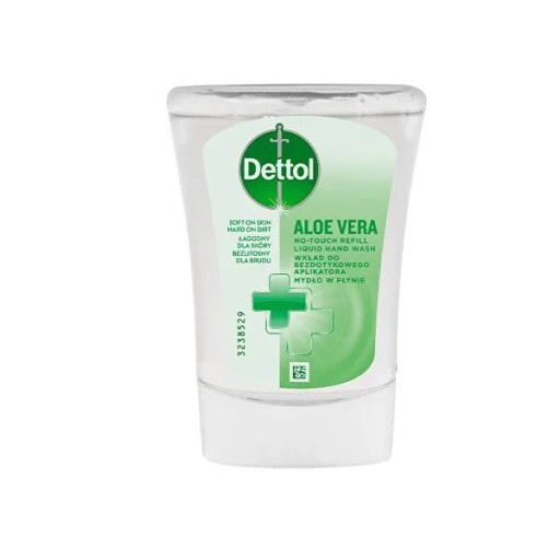 DETTOL Vložka do aplikátora 250 ml tekuté mydlo s náplňou z aloe