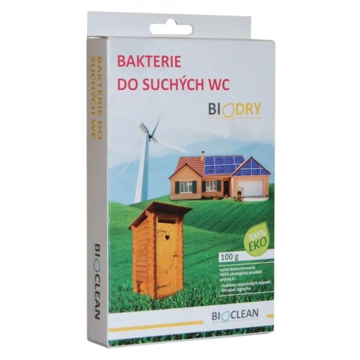 HIPS Baktérie do suchých toaliet 100% Eco BIOCLEAN 100g