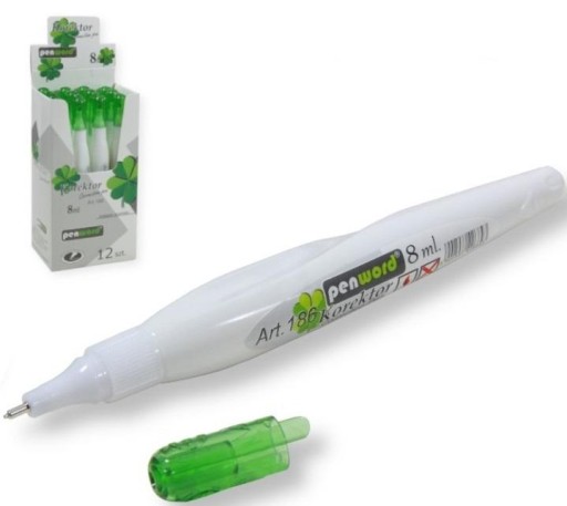 Korektorové pero 12 ml s kovovým hrotom