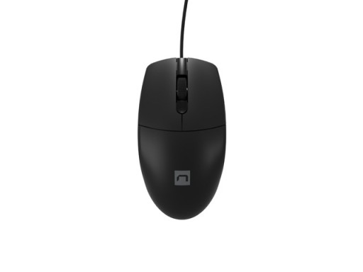 Natec RUFF PLUS 1200 DPI drôtová myš, čierna