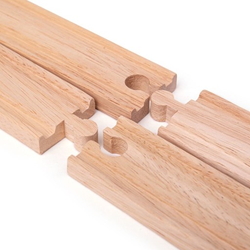 Sada dlhých drevených dráh 4 kusy od Bigjigs Toys