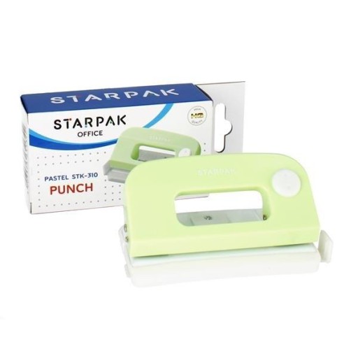 Pastelovo zelená dierovačka 310 STARPAK