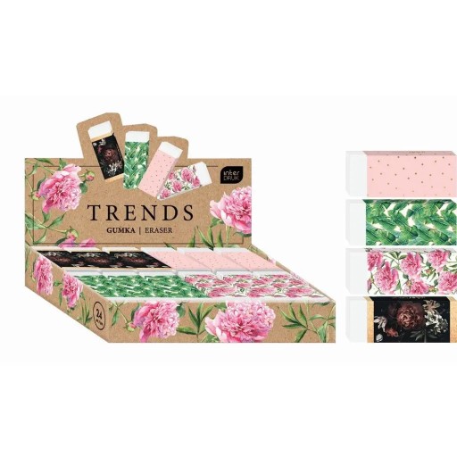 4 x TRENDS GUMA PIVONIE KVETY LISTY
