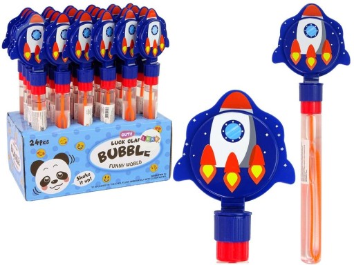 Mydlové bubliny Rocket Blue 30 cm Kvapkadlo
