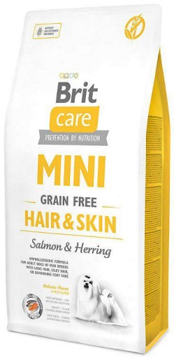 Brit Care Mini Hair & Skin bez obilnín 400 g