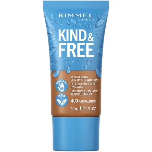 Rimmel Kind&Free 400 Natural Beige hydratačný základ na tvár 30 ml