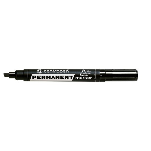 CENTROPEN 8576 čierny permanentný popisovač, rez