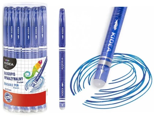 Stierateľný modrý 0,7 mm KIDEA BALLPOINT