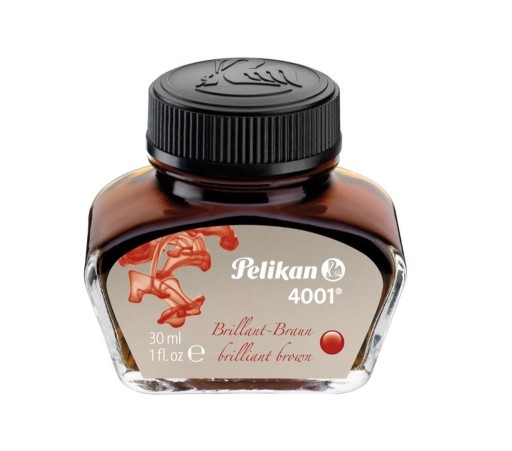 Hnedý atrament Pelikan 1 ks.