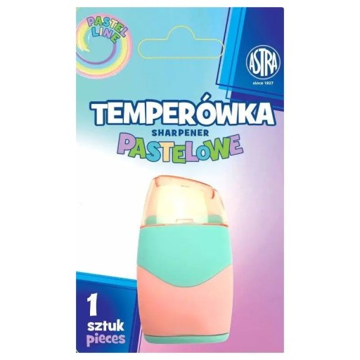 Orezávač ceruziek s nádobkou a gumou 2v1