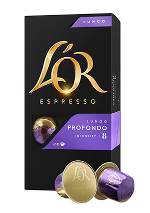 Kapsuly Nespresso L'OR Lungo Profondo - 10 ks.